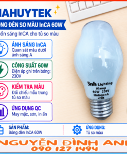 Bóng đèn Inca A 60W 3nh cho tủ so màu Tilo
